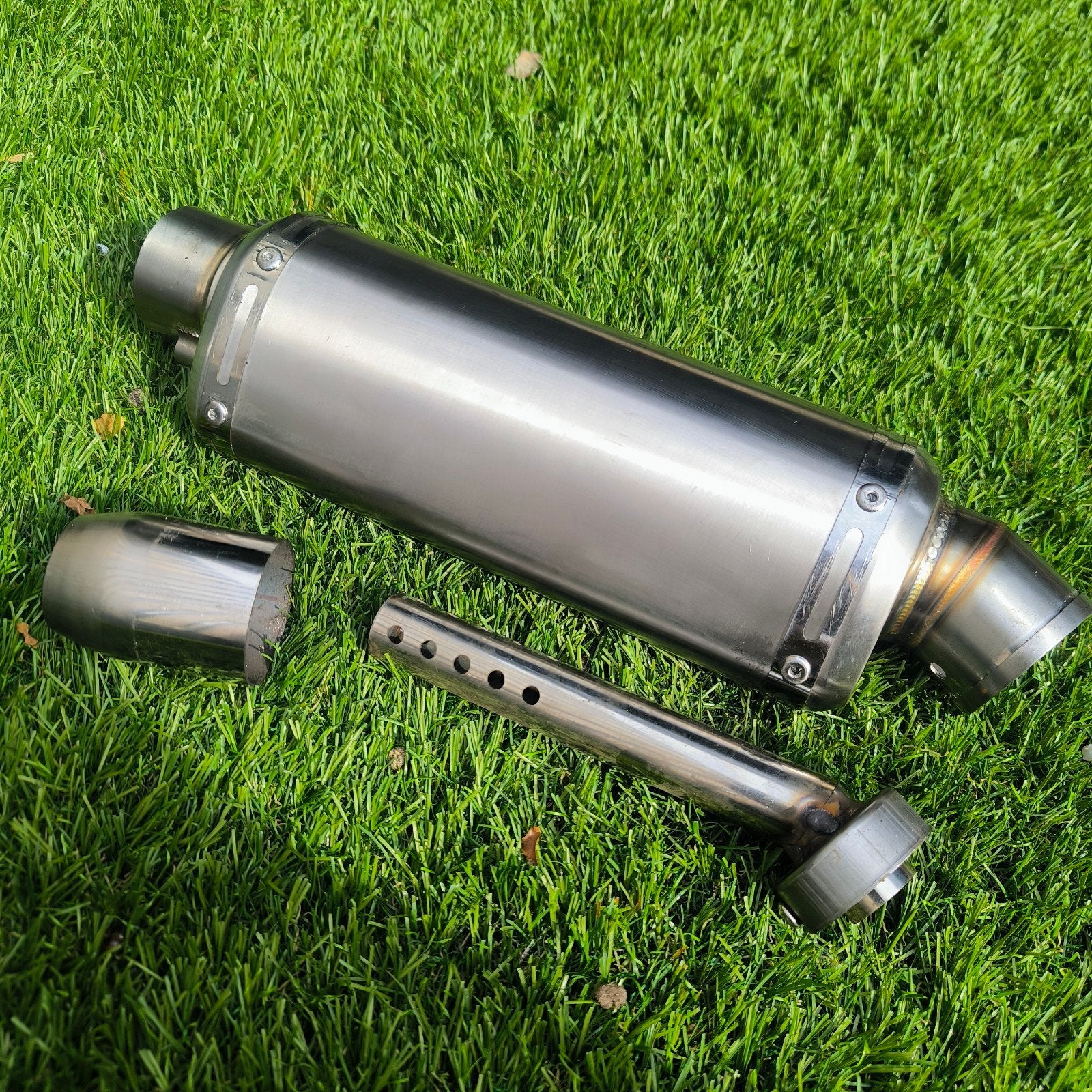motor uitlaat 51mm  pitbike crossmotor demper db killer, Ophalen of Verzenden