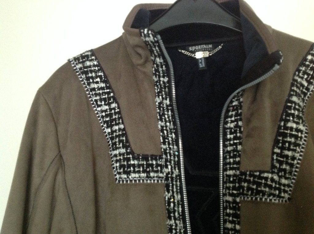 Sportalm stretch vest / jasje beige mt 46 = 44 vele details, Ophalen, Beige, Maat 46/48 (XL) of groter, Sportalm