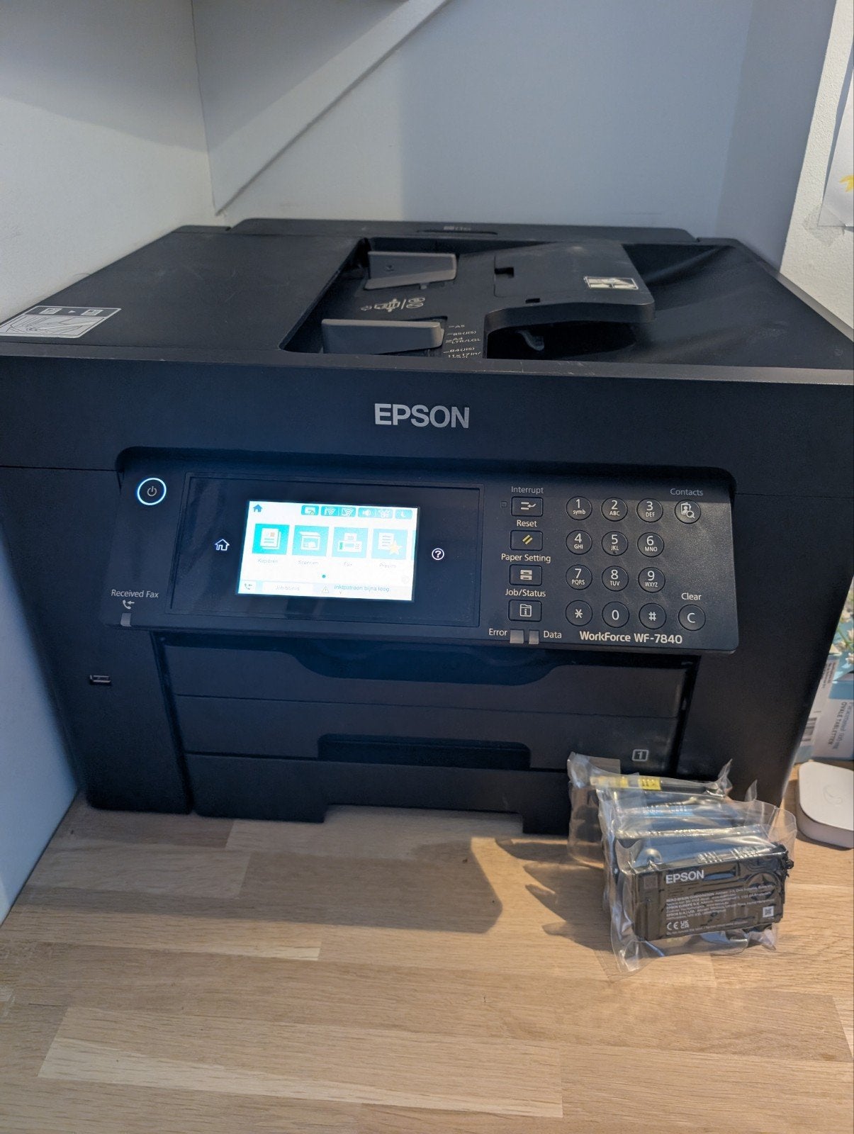 Epson Workforce WF-7840, Computers en Software, Printers, Gebruikt, All-in-one, Inkjetprinter, Faxen, Kleur printen, Kopieren