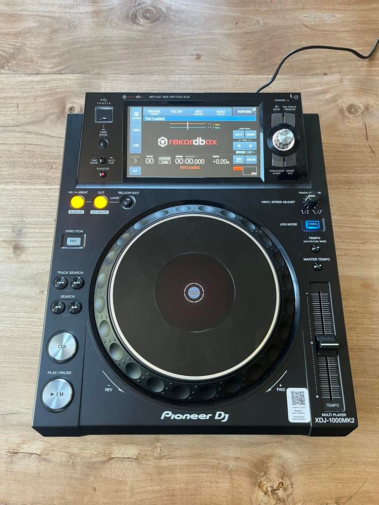 Pioneer XDJ-1000 MK2 incl. Decksaver, Muziek en Instrumenten, Dj-sets en Draaitafels, Ophalen, Nieuw, Pioneer