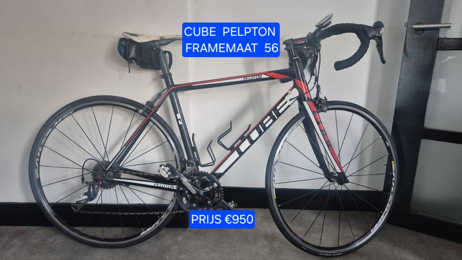 CUBE PELOTON Racefiets - Maat 56 - Incl. Garmin & Accessoire, Ophalen, Overige merken
