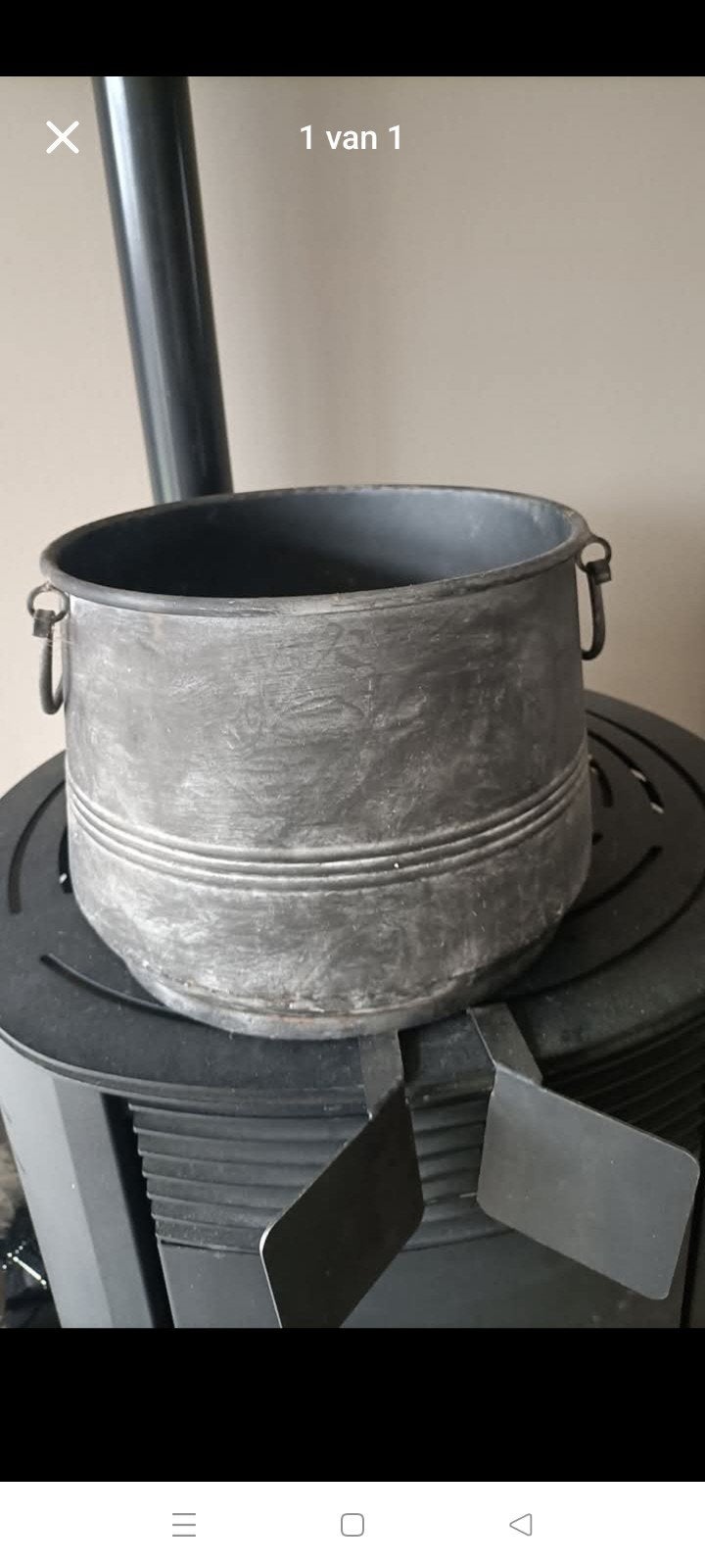 bak metaal, Ophalen, Overige materialen, Gebruikt, Rond