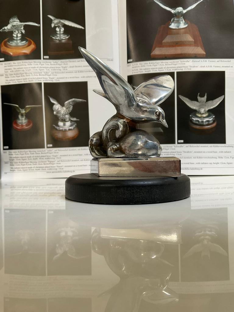 Car Mascot: “The free Bird” ca 1935, Ophalen of Verzenden, Zo goed als nieuw