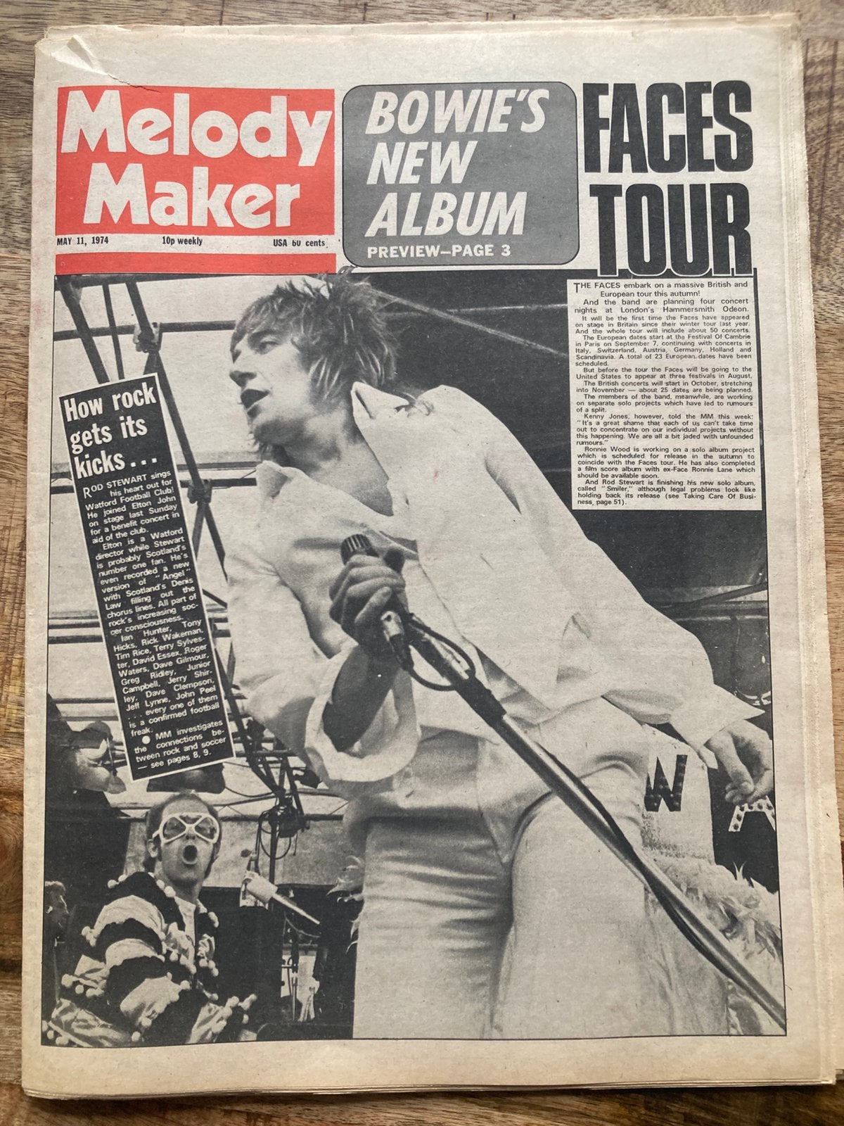 MELODY MAKER 1974 ARROWS David Bowie SLAPP HAPPY Dr John, Boeken, Ophalen of Verzenden, Muziek, Film of Tv