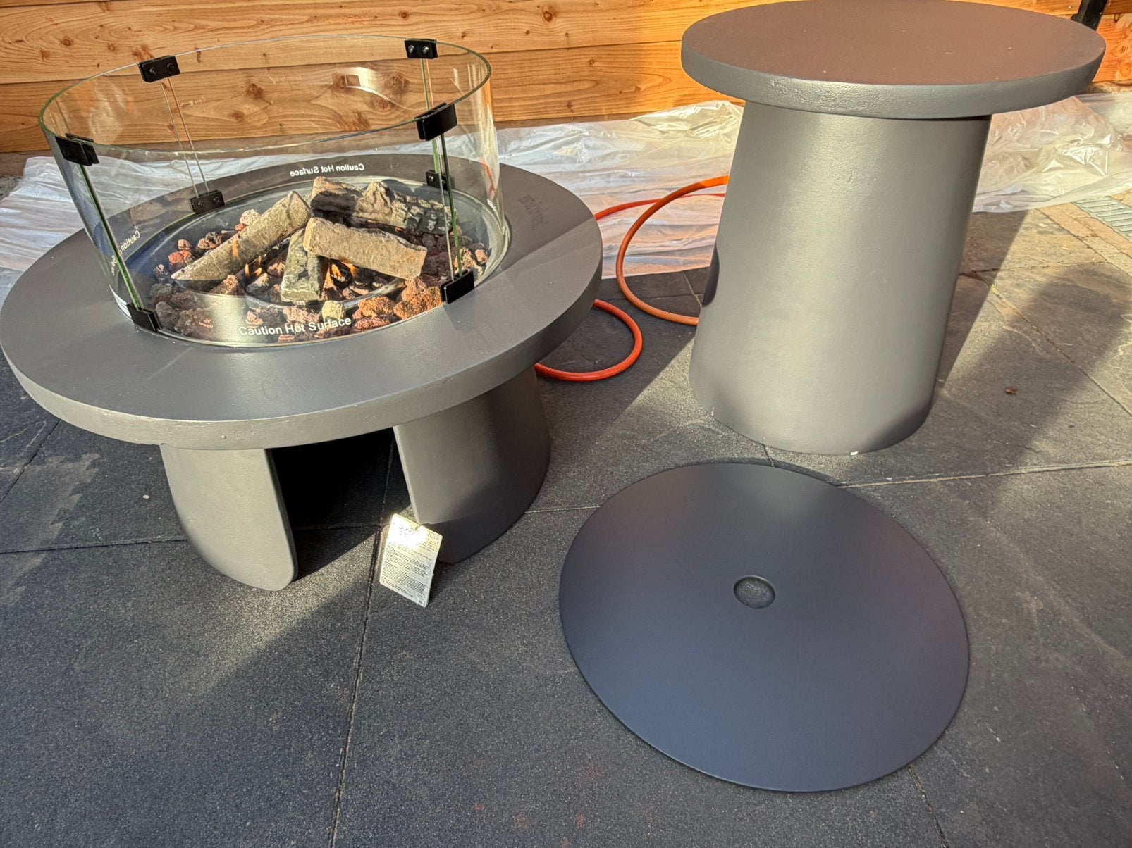 Cosiglobe terrasverwarmer set, Tuin en Terras, Ophalen, Zo goed als nieuw