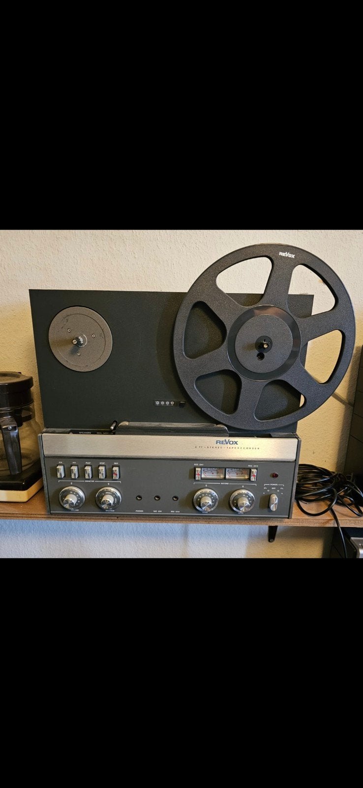 ReVox A77 MK IV Bandrecorder met handleiding, Ophalen of Verzenden, Bandrecorder