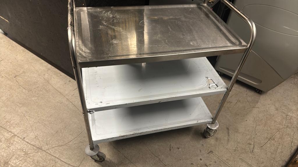 Koffie car 85x52x94 op wiltjes, 100 liter of meer, Ophalen of Verzenden, Zo goed als nieuw, Transportkar
