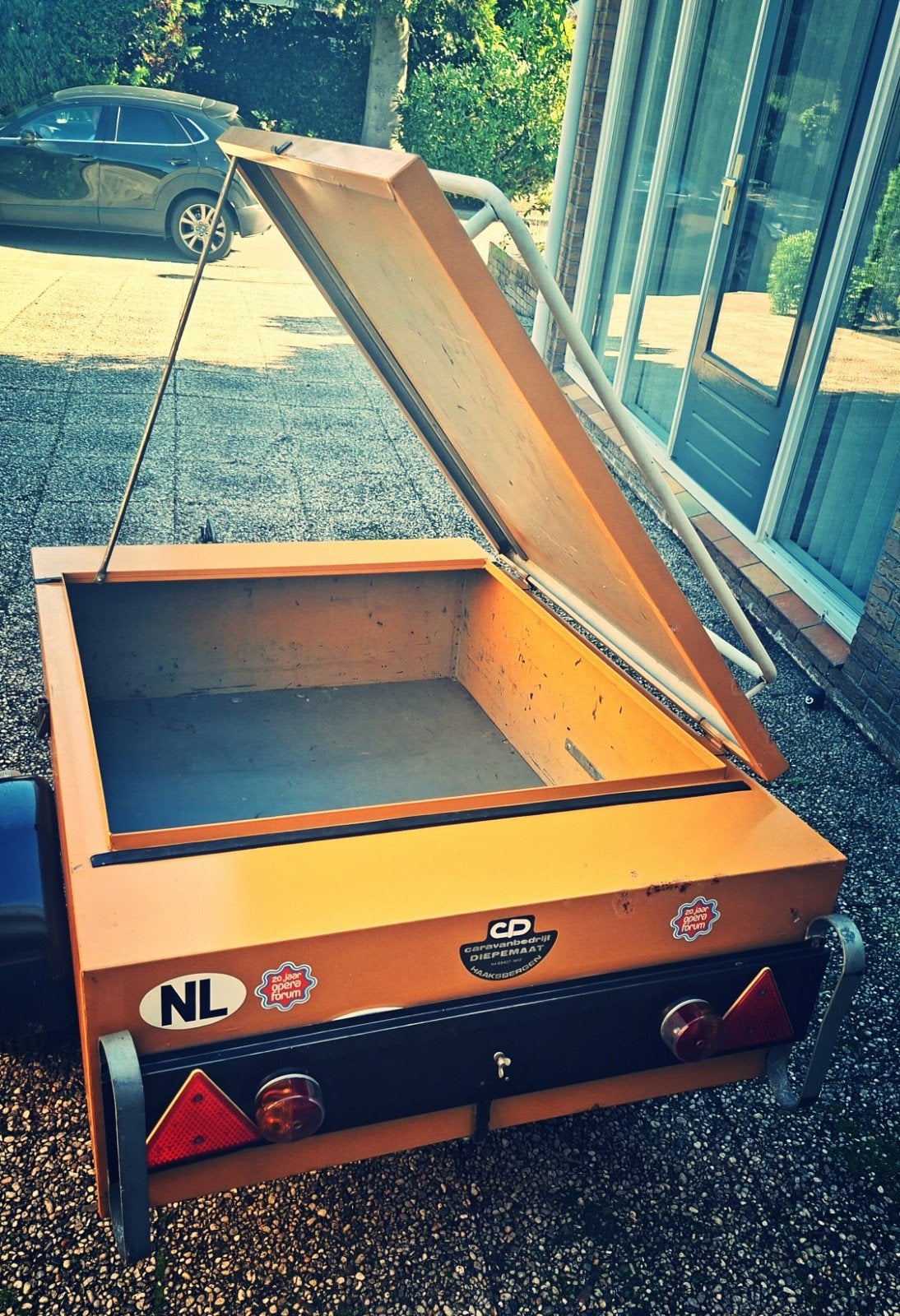 Leuke aanhanger uit 1975 - Ideaal voor extra bagage!, Ophalen of Verzenden, Gebruikt