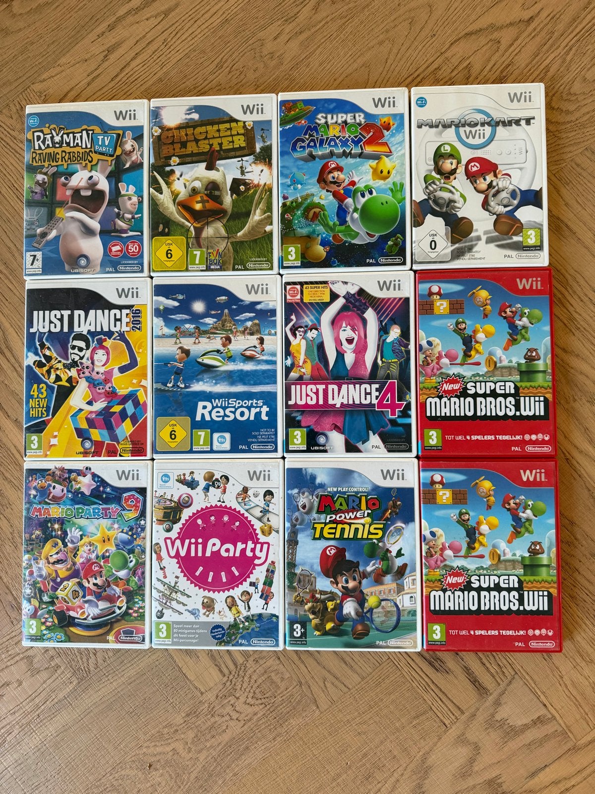 Wii games: New Super Mario Bros, Mario Kart, Just Dance, etc, Spelcomputers en Games, Games | Nintendo Wii, Gebruikt, Overige genres