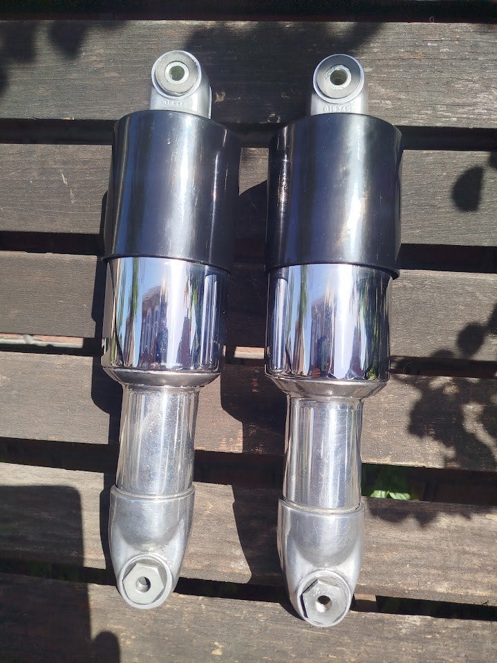 AJS Matchless 'jampots' schokbrekers volledig gereviseerd., Ophalen of Verzenden, Gereviseerd