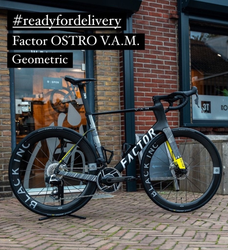 FACTOR  OSTRO VAM O2 maat 58, 28 inch, Carbon, Heren, Zo goed als nieuw