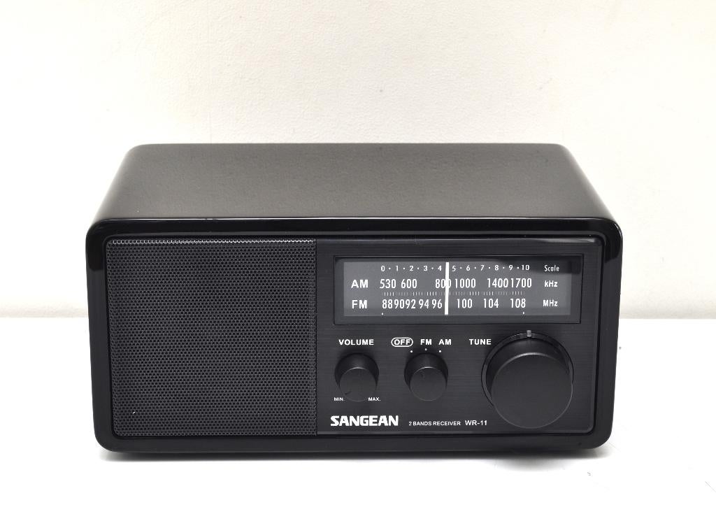 SANGEAN WR-11radio zwart hoogglans., Audio, Tv en Foto, Ophalen of Verzenden, Zo goed als nieuw, Radio