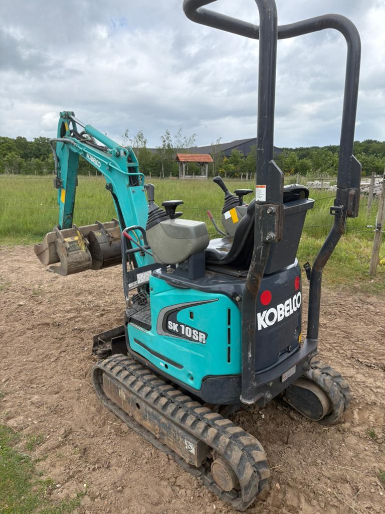 Kobelco minigraver SK 10SR-2 servo besturing, Ophalen, Graafmachine