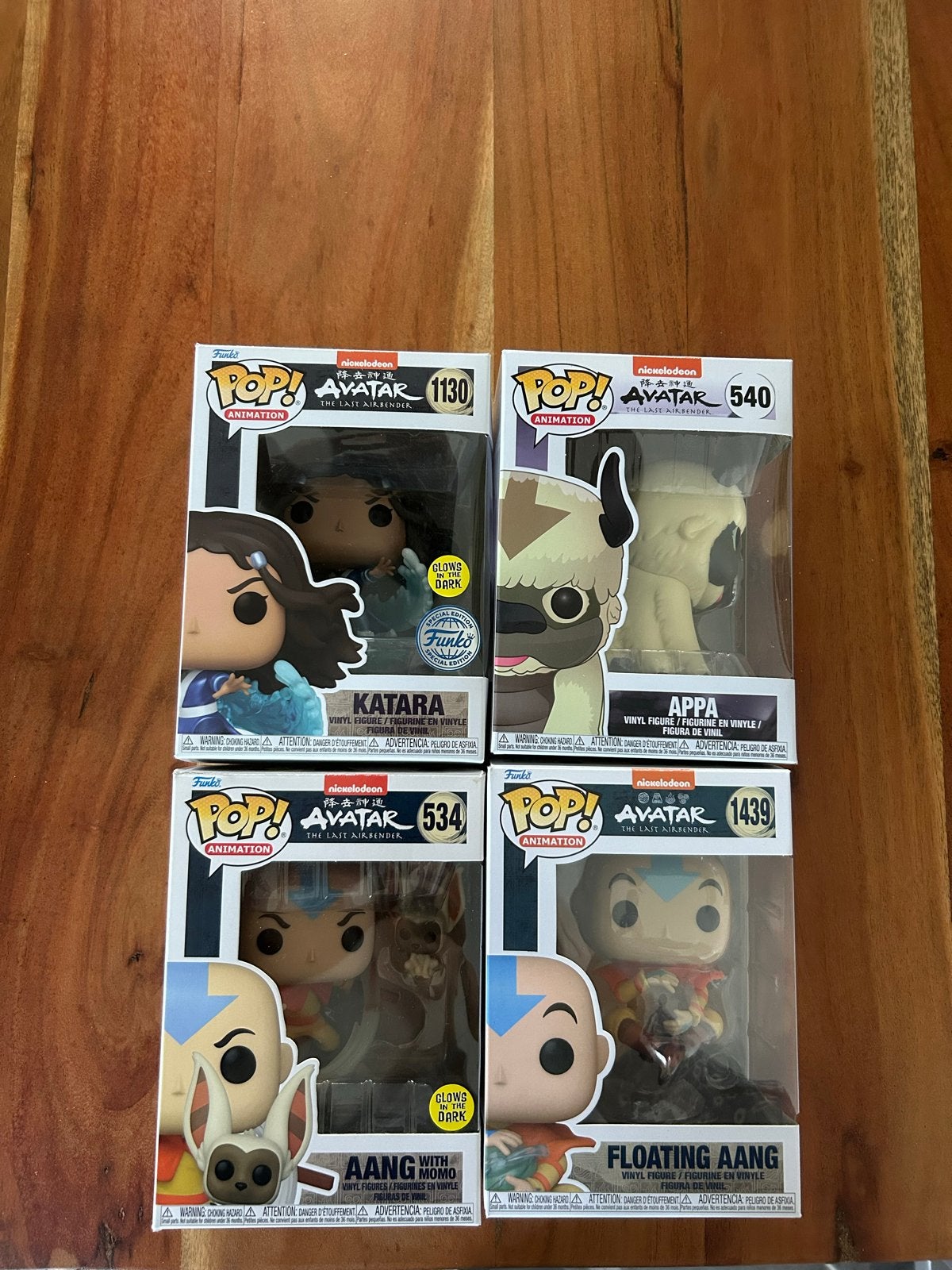 Avatar Funko Pop! Set - Aang, Katara, Appa, Ophalen of Verzenden, Nieuw
