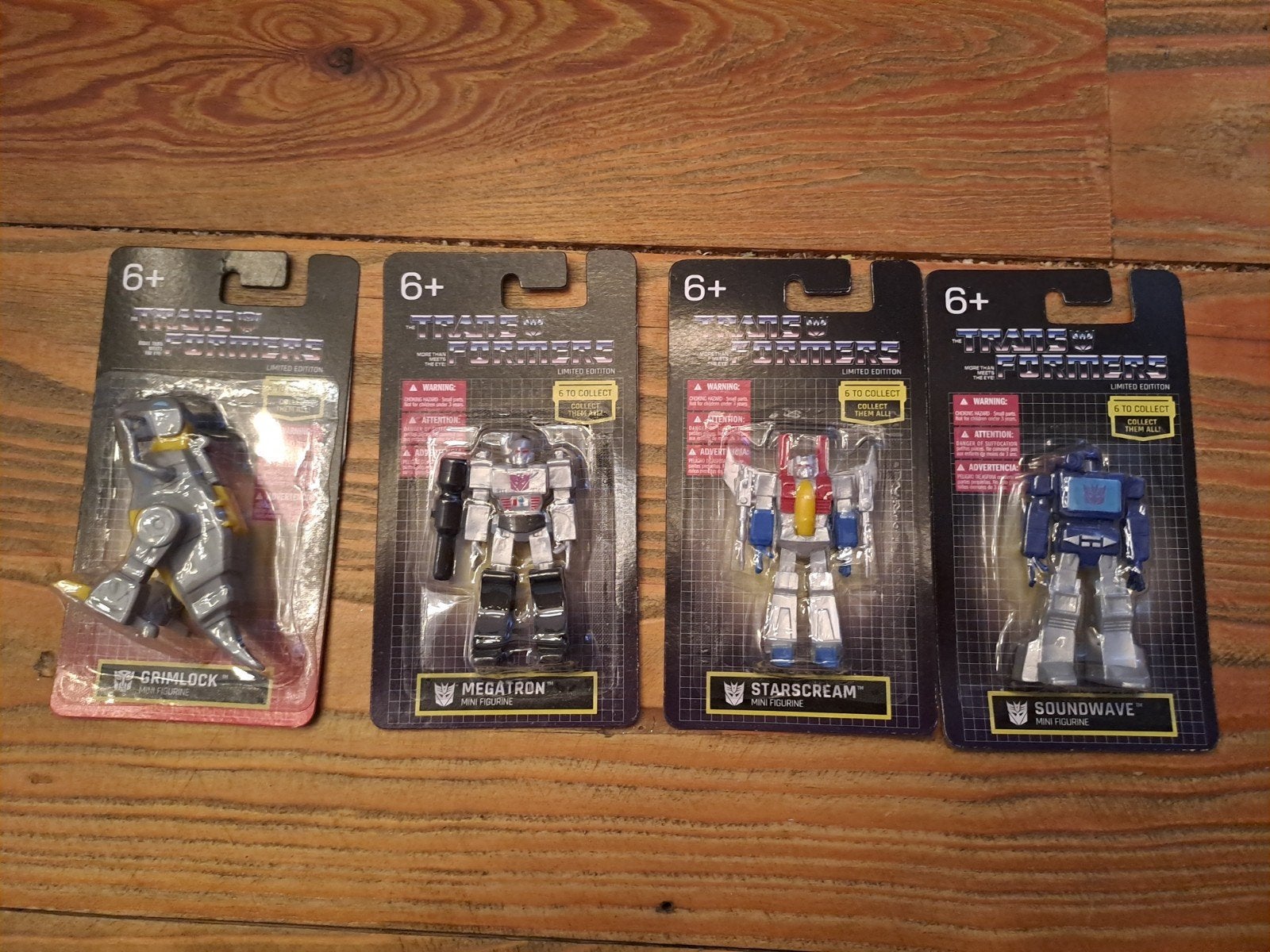 Transformers Mini Megatron Starscream Soundwave Grimlock, Verzamelen, Transformers, Overige generaties, Ophalen of Verzenden, Nieuw