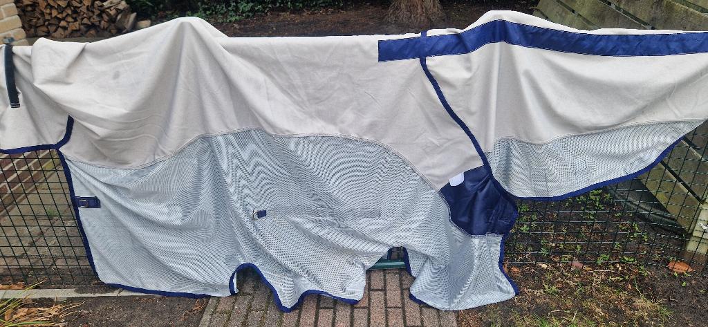 Bucas Sweet-Itch Big Neck, Dieren en Toebehoren, Wit, Verzenden, Overige materialen, Full (L)
