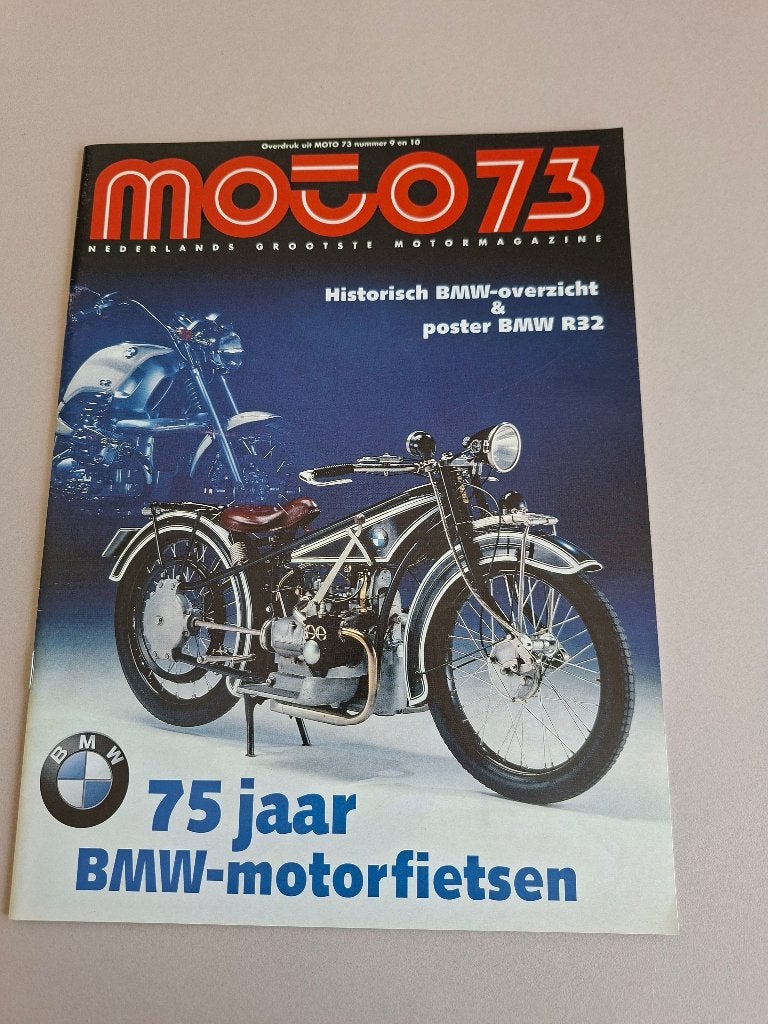 MOTO 73 TIJDSCHRIFT BMW 75 JAAR MOTORFIETSEN, Ophalen of Verzenden, Nieuw, BMW, Merk of Model