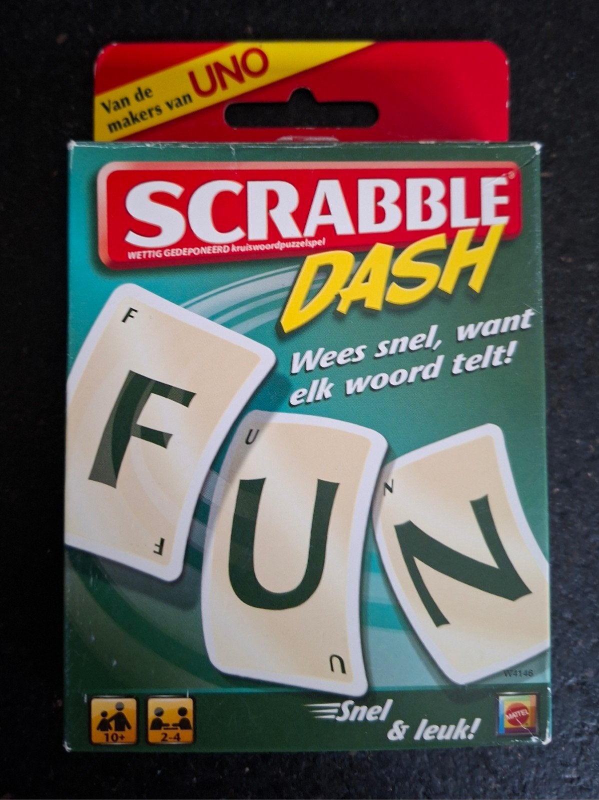 Scrabble dash kaartspel compleet, Hobby en Vrije tijd, Ophalen of Verzenden, Zo goed als nieuw
