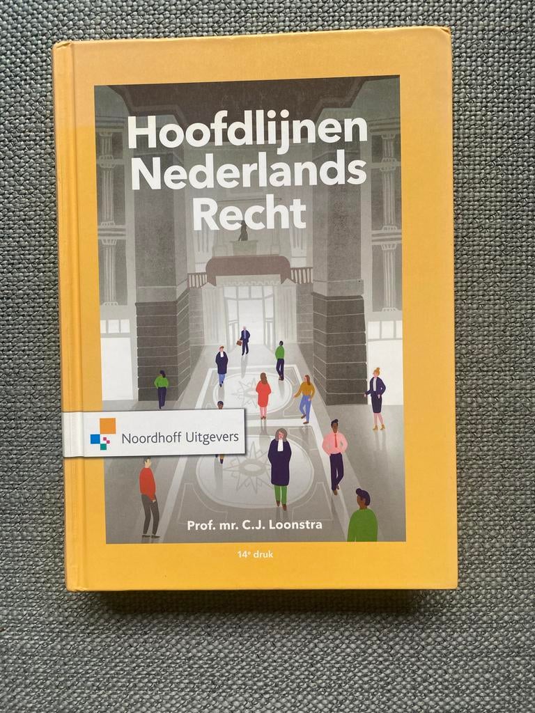 Hoofdlijnen Nederlands Recht - 14e druk, Ophalen of Verzenden, Gamma, Zo goed als nieuw, HBO