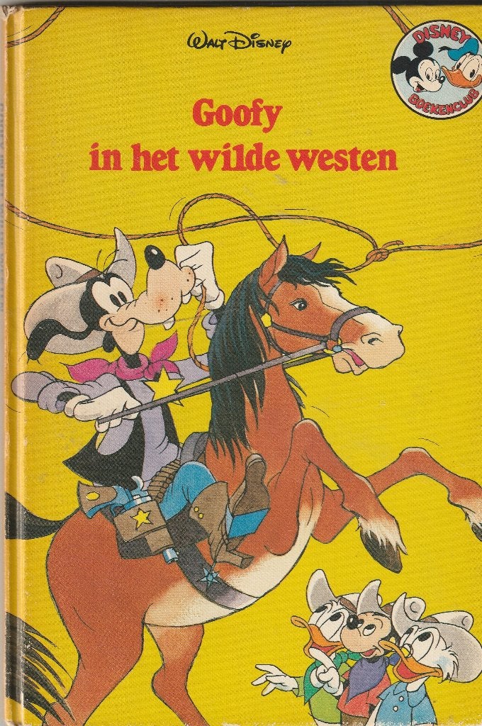 Goofy in het wilde westen walt disney jaren 70 boekje, Boeken, Ophalen of Verzenden, Gelezen, Fictie algemeen