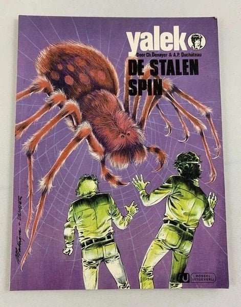 Yalek 2 De Stalen Spin 1974 Comic Album Stripboek Rossel