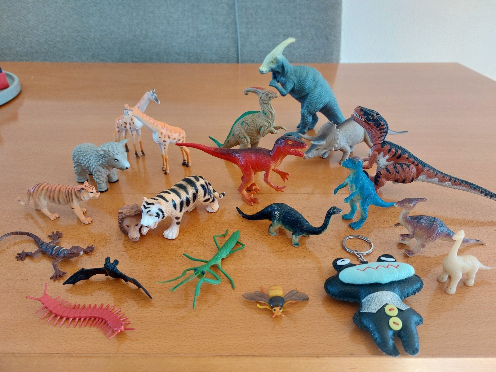 Verzameling van 20 Dinosauriërs, Insecten en Wilde Dieren, Ophalen of Verzenden, Zo goed als nieuw