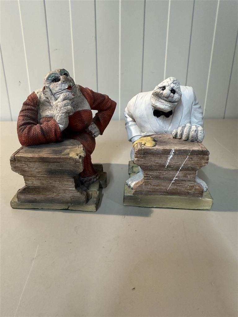 Discworld Clarecraft Beelden Dw131 & Dw132 - Detritus en Rub, Verzamelen, Beelden en Beeldjes, Ophalen of Verzenden, Zo goed als nieuw