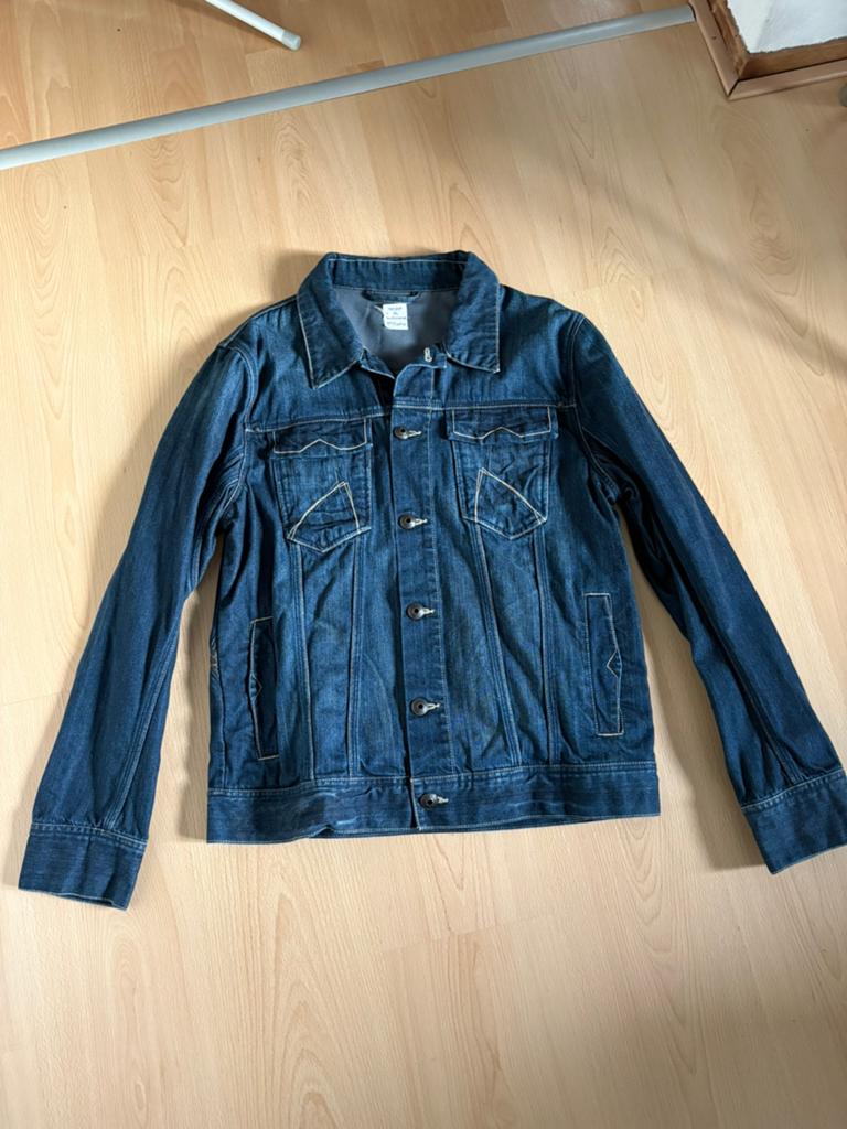 CHASIN SPIJKERJACK MAAT XL. BLAUW, Kleding | Heren, Ophalen, Zo goed als nieuw, Maat 56/58 (XL), Blauw