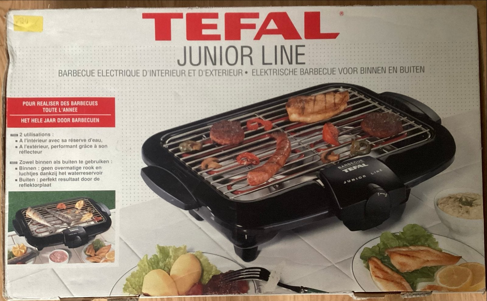 Tefal Junior Line Elektrische Barbecue - Binnen & Buiten, Ophalen, Zo goed als nieuw