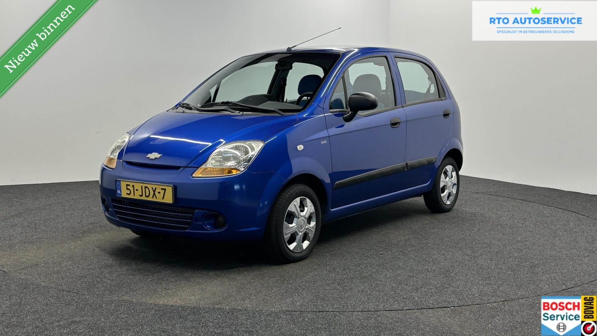 Chevrolet Matiz 0.8 Style AIRCO SLECHTS 10000 KM., Auto's, Voorwielaandrijving, Stof, Gebruikt, Met garantie (alle)