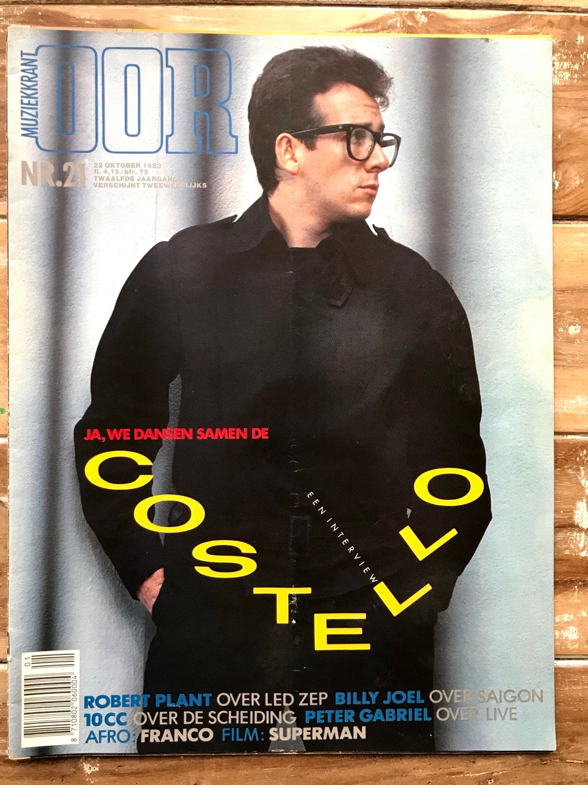 Muziekkrant OOR 1983 PETER GABRIEL Billy Joel 10CC, Ophalen of Verzenden, Zo goed als nieuw, Muziek, Film of Tv