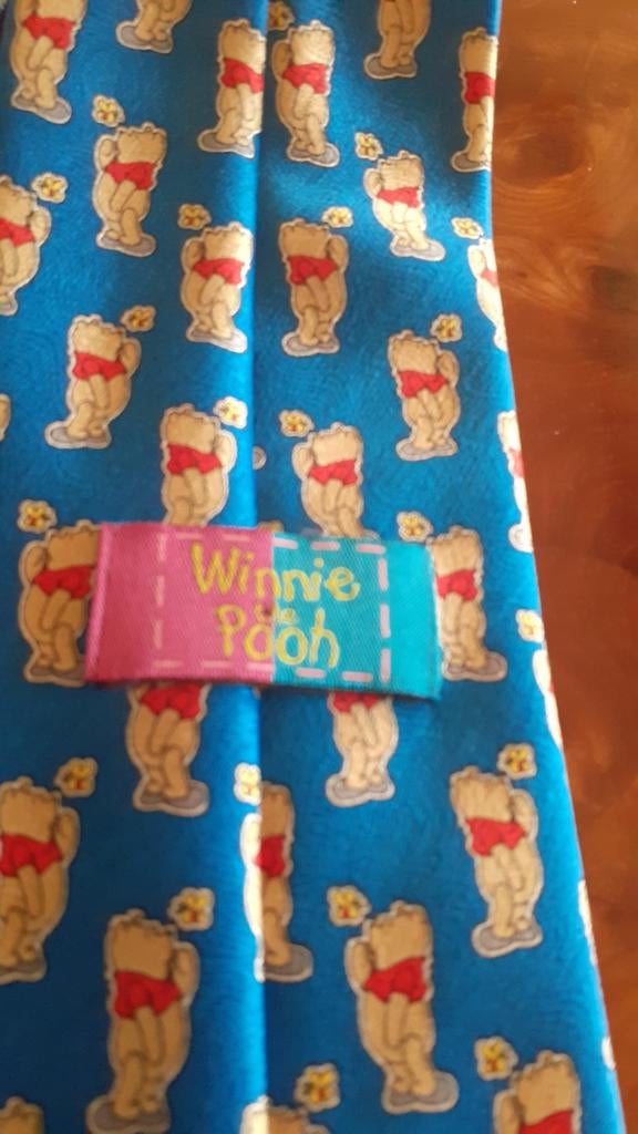 Winnie de Poeh Stropdas - Blauw met Patroon, Blauw, Winnie the Pooh, Ophalen of Verzenden, Met patroon