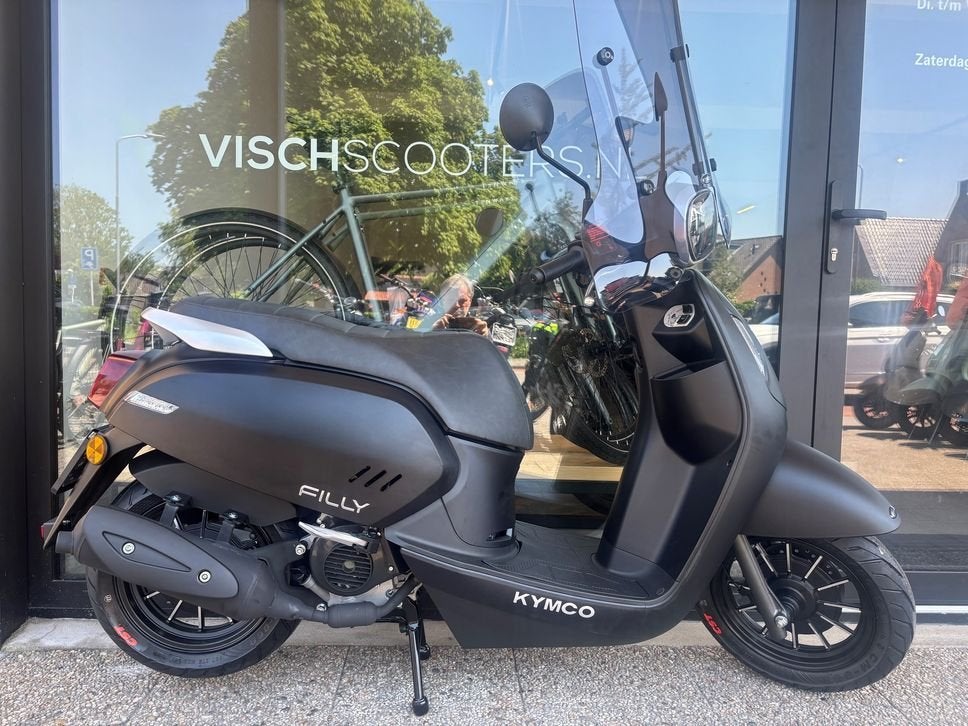Kymco Filly 50 | Euro 5 4T | Mat Zwart | Vandaag Rijden?, Overige modellen, Onbekend, Nieuw, Ophalen of Verzenden