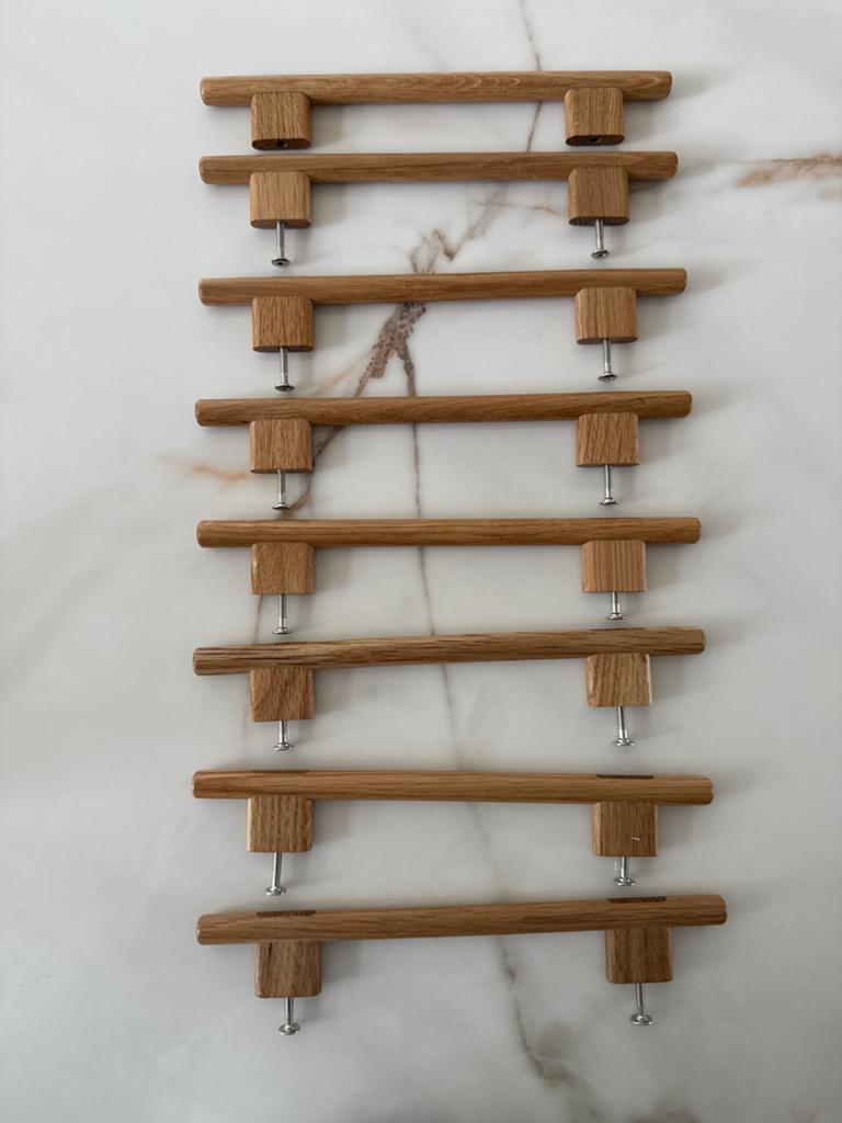 8 keukenkast greepjes 16cm - Nieuw, Ophalen of Verzenden, Nieuw, Overige materialen, Klink of Kruk