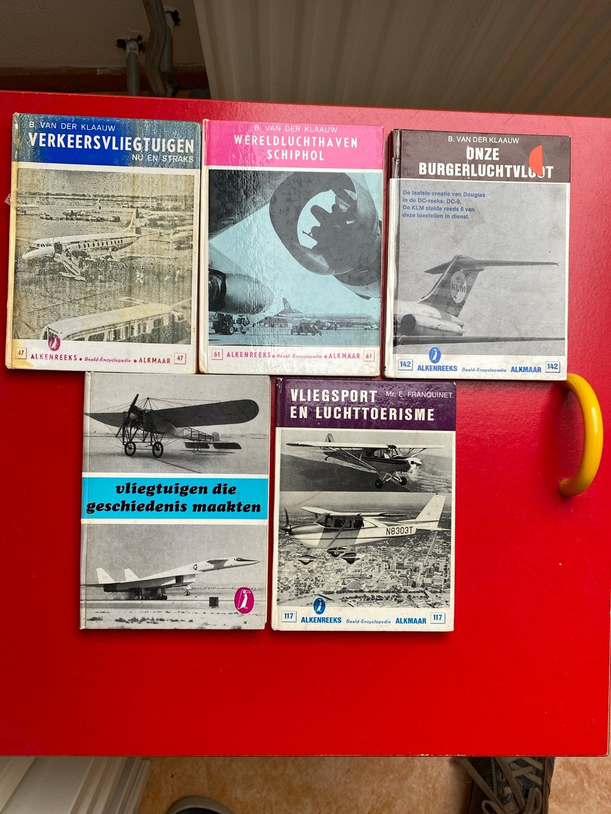 Alkenreeks Vliegtuigboekjes - Set van 5, Boeken, Ophalen of Verzenden, Gelezen, Vliegtuig