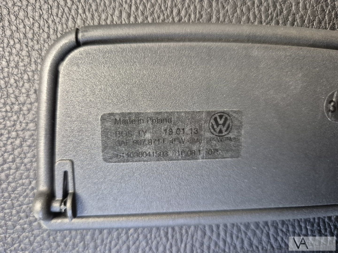 VW Passat station 2010 - 2015 rolhoes rollo kleur zwart €100, Gebruikt, -, Volkswagen, -
