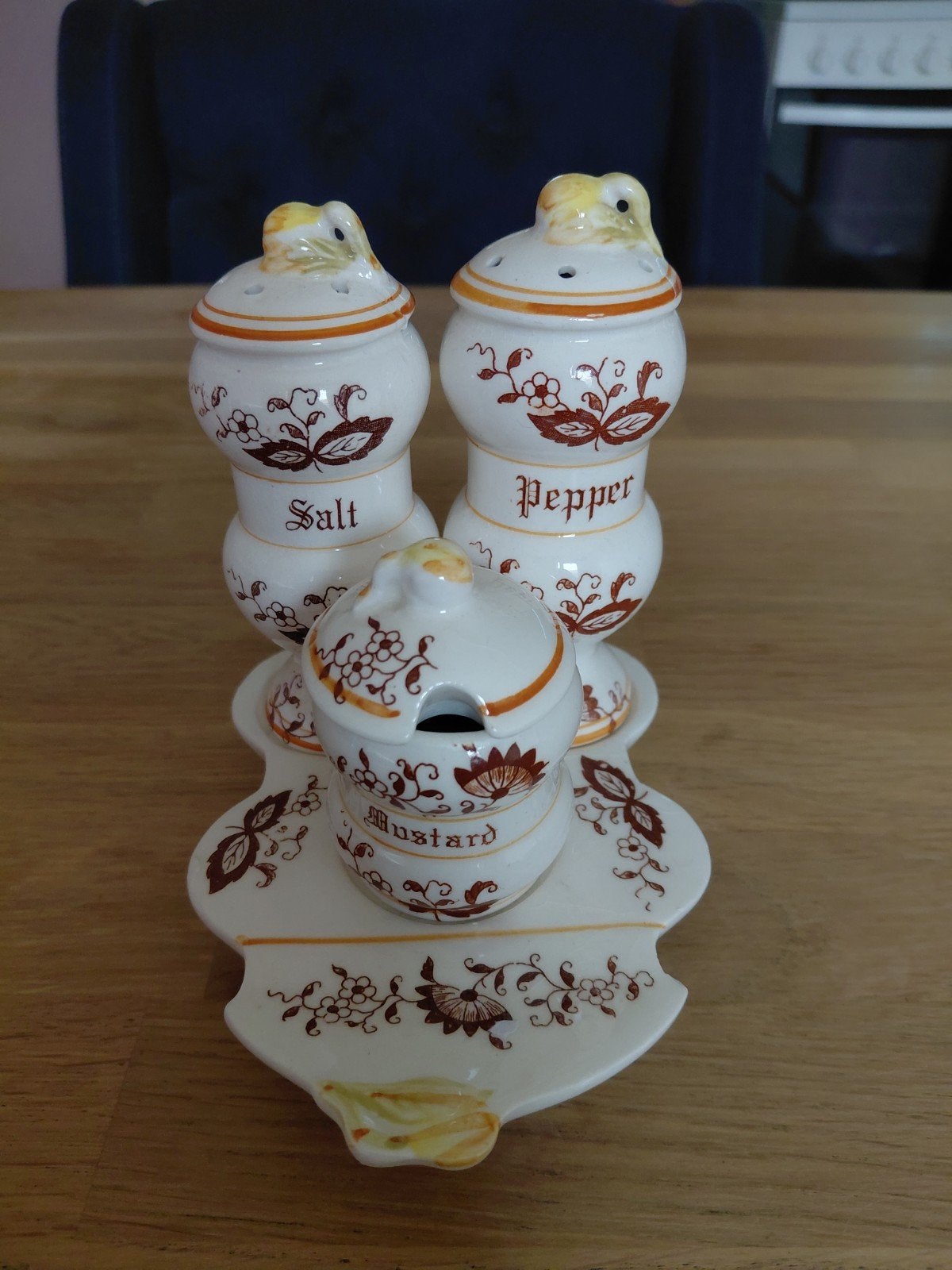 Vintage Arnart Peper, Zout en Mosterd Stel Jaren '60, Ophalen of Verzenden