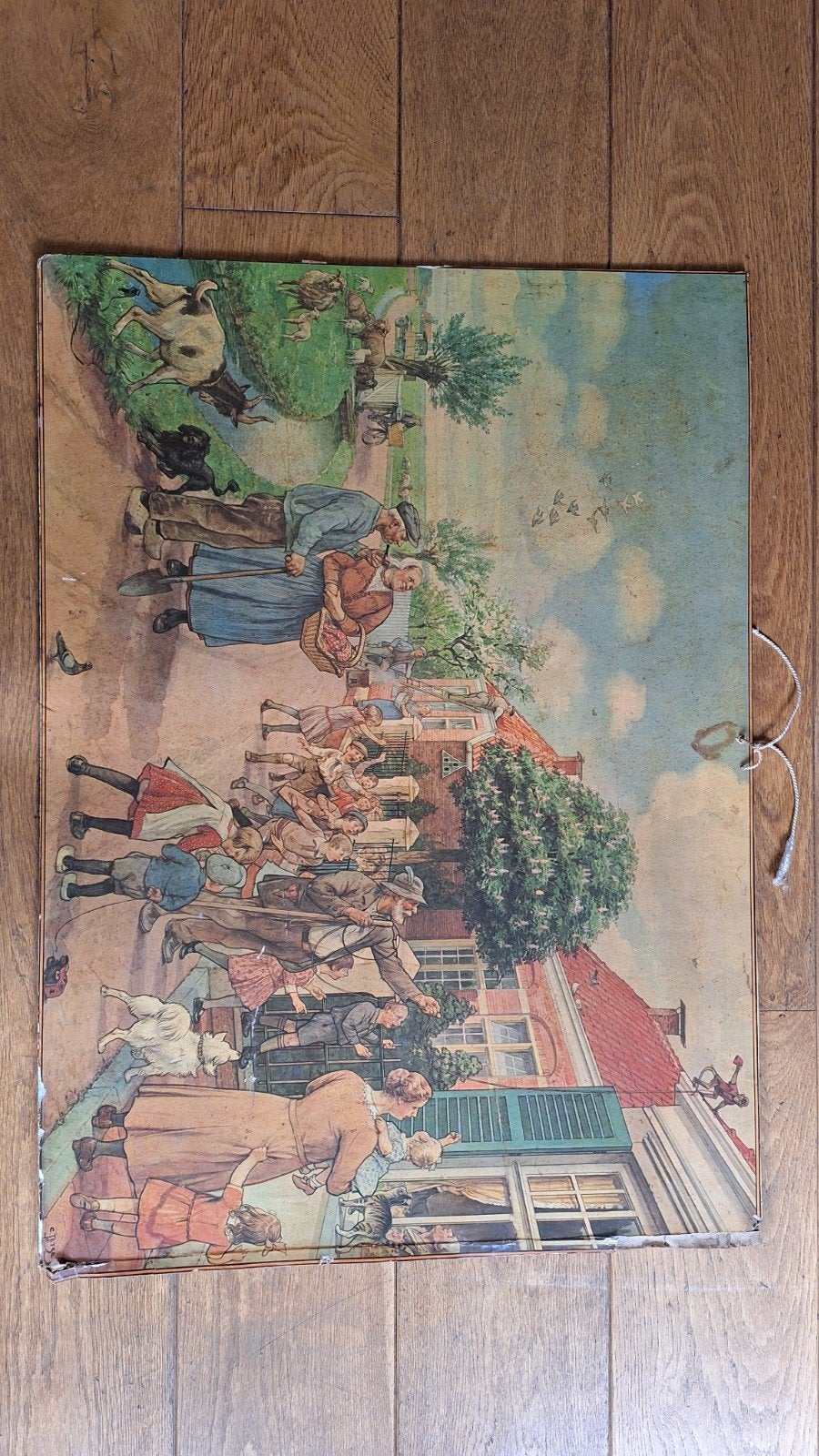 Oude schoolplaat aap noot mies van C Jetses
81x59 cm, Ophalen, Overige thema's