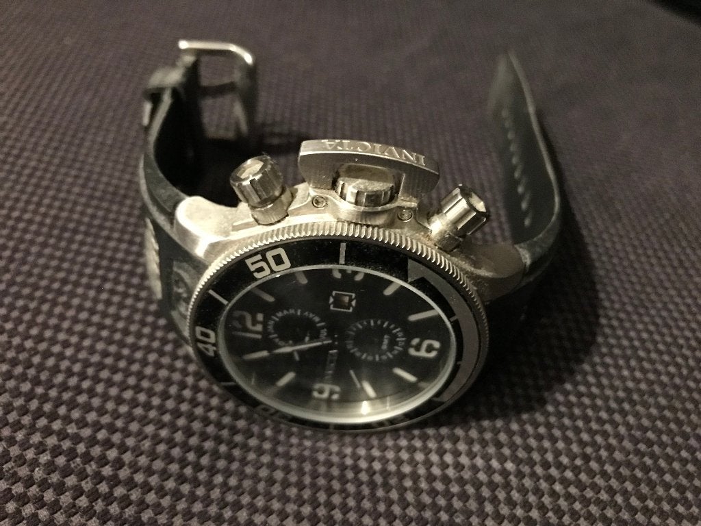 Invicta horloge, Ophalen of Verzenden, Gebruikt, Staal, Overige merken