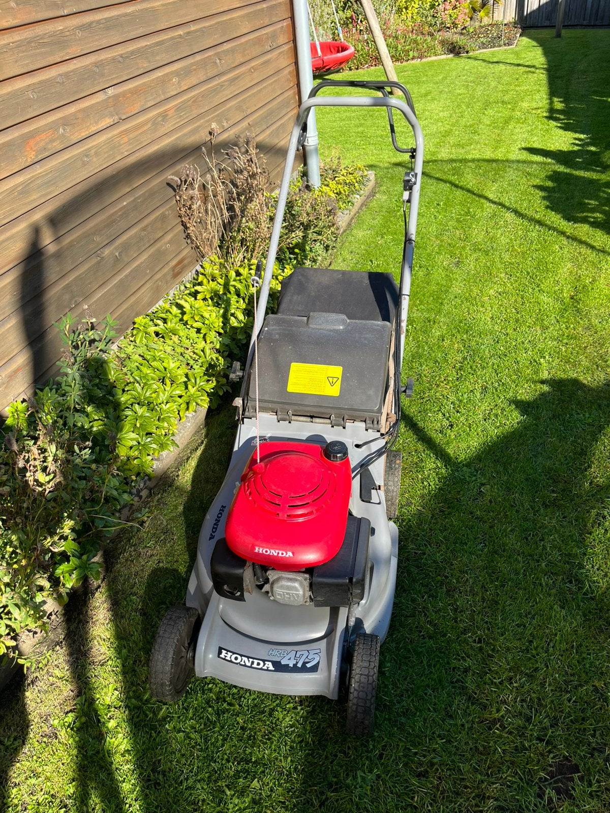 Honda HRB475 grasmaaier, Ophalen, Cirkelmaaier, Gebruikt, Benzine-grasmaaier
