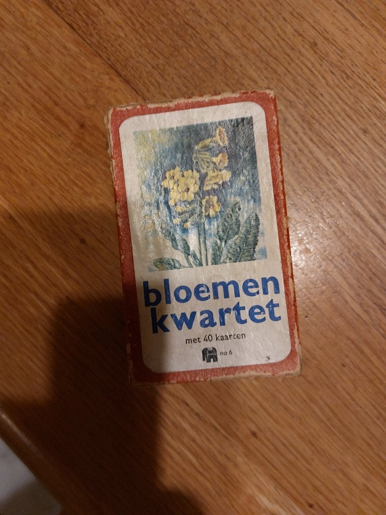 Jumbo bloemenkwartet met 40 kaarten no. 6, Ophalen of Verzenden, Kwartet(ten)