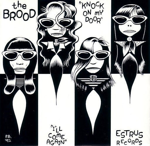 the brood / ill come again - garage/punk - estrus records, Verzenden, Gebruikt, 7 inch, Rock en Metal