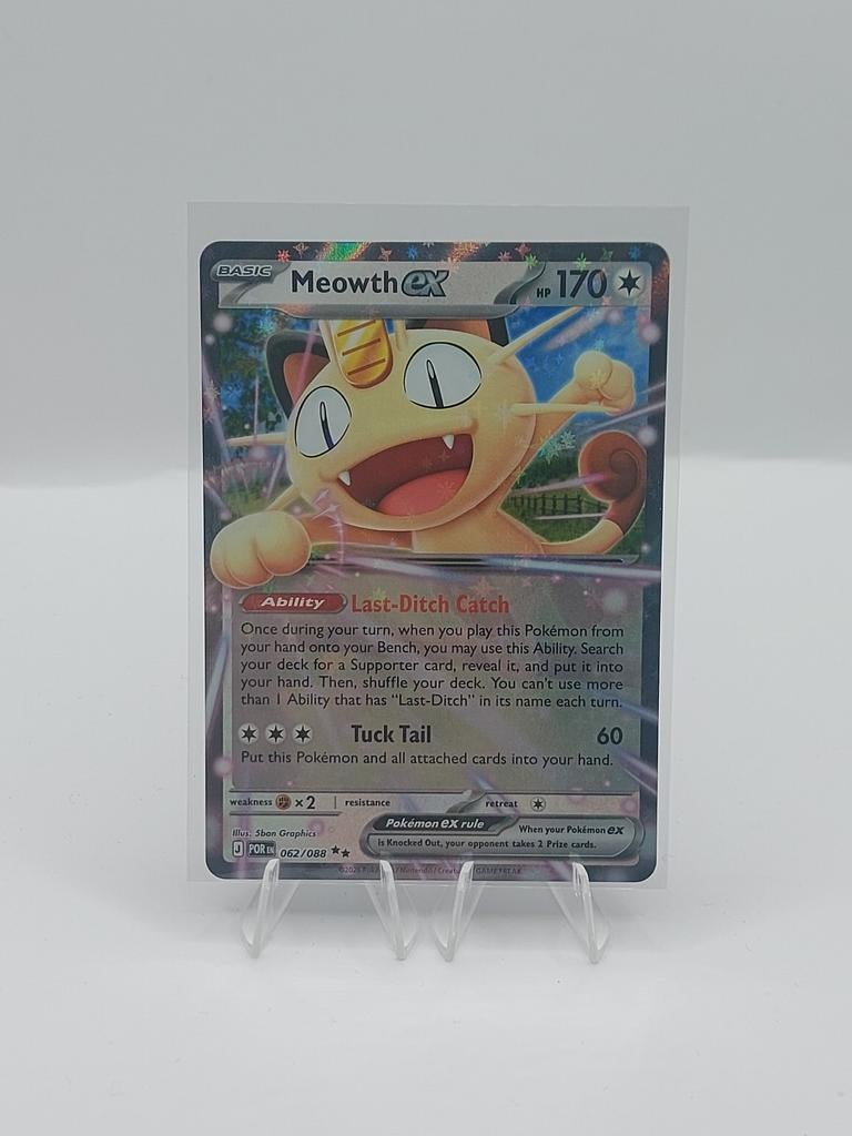 Meowth EX #62 (Perfect Order) - near mint, Ophalen of Verzenden, Zo goed als nieuw, Losse kaart, Foil