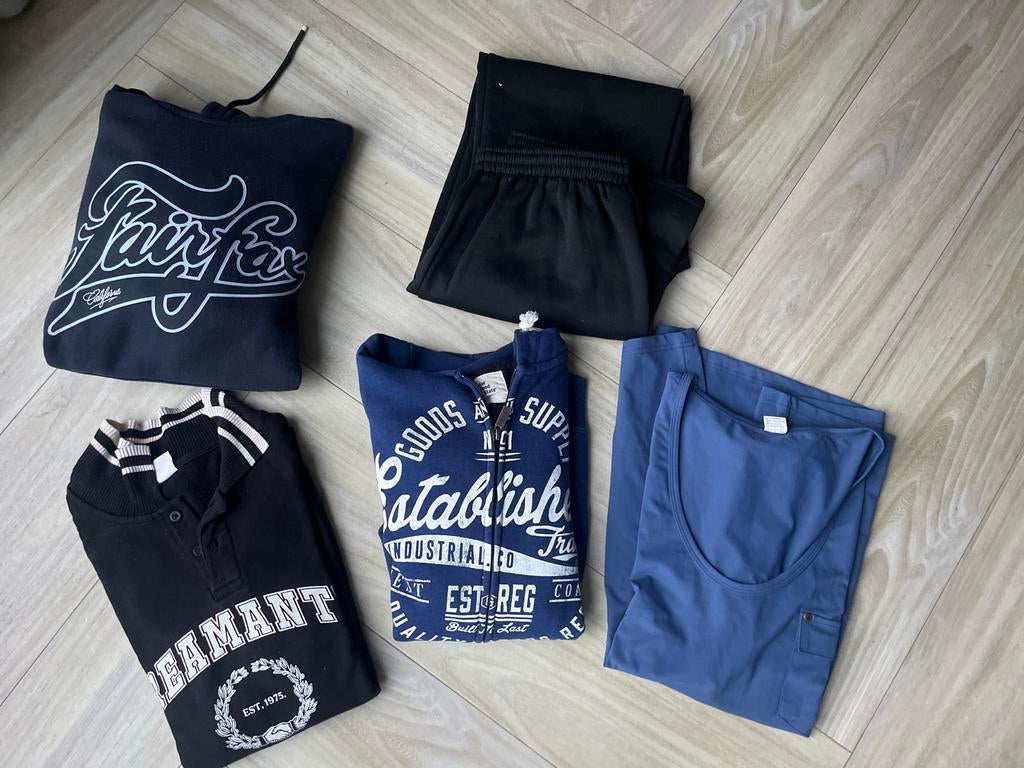 Diverse Herenkleding Bundel: Hoodies, Polo en Joggingbroek, Kleding | Heren, Ophalen of Verzenden, Zo goed als nieuw