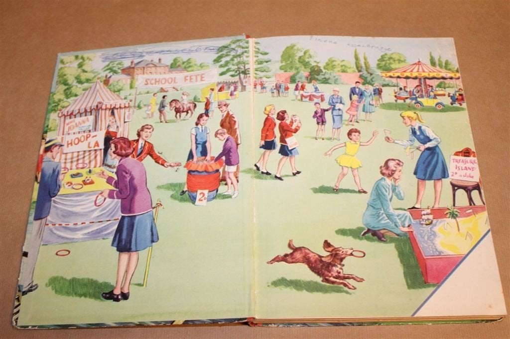 School Friend Annual 1959 — Vintage Engels Meisjesjaarboek, Ophalen of Verzenden, Gelezen