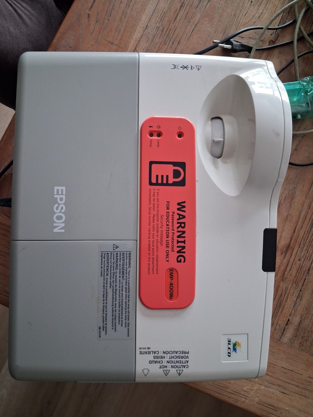 Epson LCD Projector EMP- 400We met afstandsbediening, Gebruikt, Epson, Ophalen of Verzenden, LCD