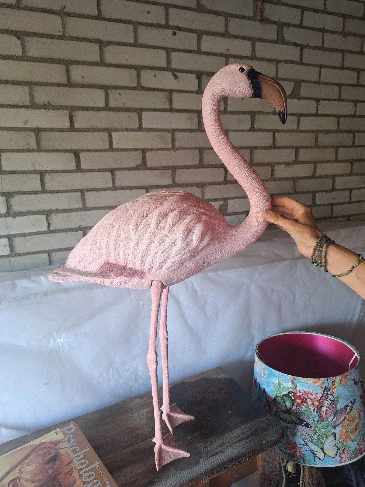 flamingo decor, Verzamelen, Ophalen of Verzenden, Beeldje of Figuurtje