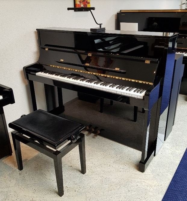 Schimmel 116S PE piano occasion (1997) zwart hoogglans, Muziek en Instrumenten, Piano's, Gebruikt, Zwart, Ophalen of Verzenden