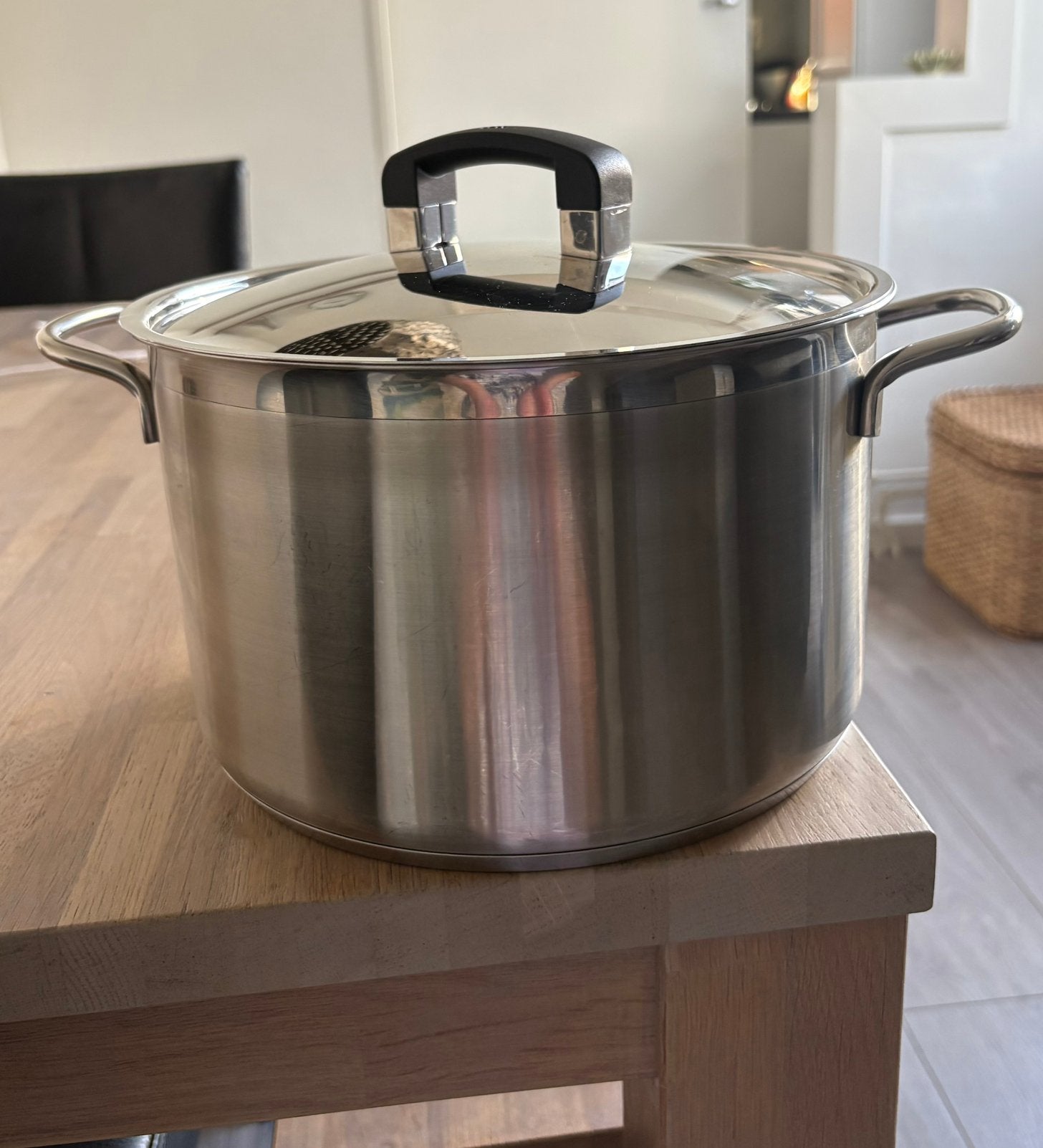 BK soeppan 6 liter, Ophalen, Zo goed als nieuw, Rvs, Kookpan