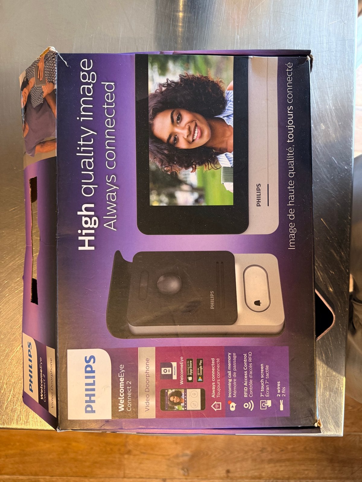 Philips WelcomeEye Connect 2 Video Deurintercom Systeem, Ophalen, Phillips hue, Phillips hue, Zo goed als nieuw